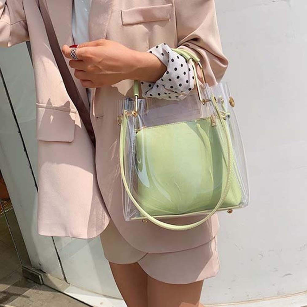Jelly Bag Clear Pvc - Candy Color Composite Clear Bag Waterproof