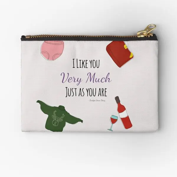 Women'S Jones Bags - Bridget Jones Diary Quotes Zipper Pouches