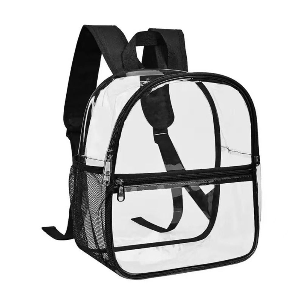 Jelly Bag Clear Pvc - Trendy Small Size Transparent PVC Backpack