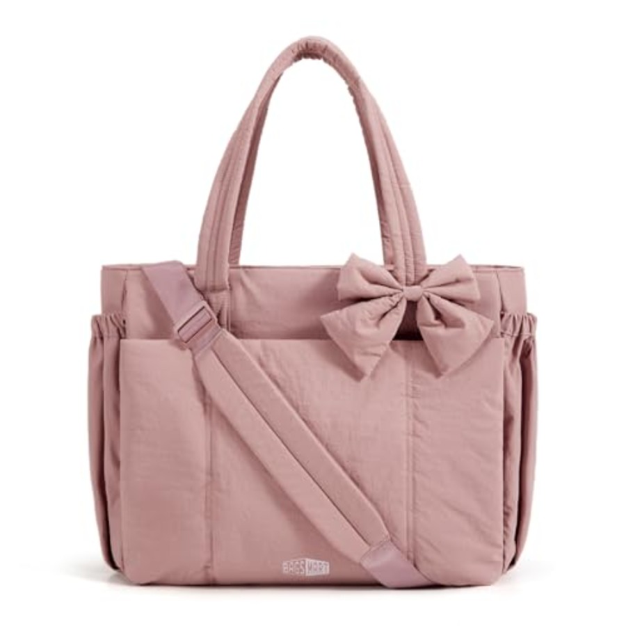 Women'S Tote Bags For Work - Crush Bow Tote Bag for Women,