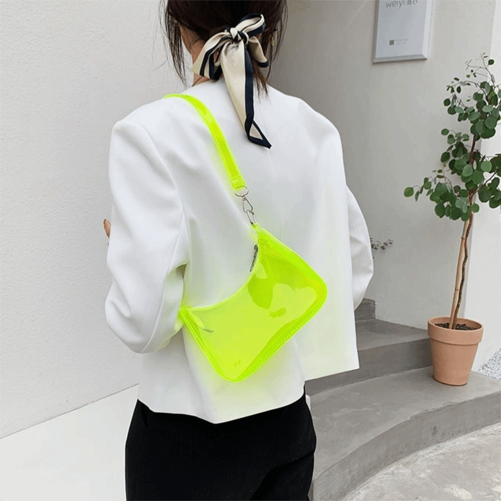 Jelly Bag Clear Pvc - Portable Jelly Color PVC Transparent Shoulder