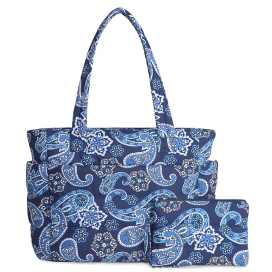 Women'S Tote Bags For Work - TOPDesign Puffer Tote Bag for Women,