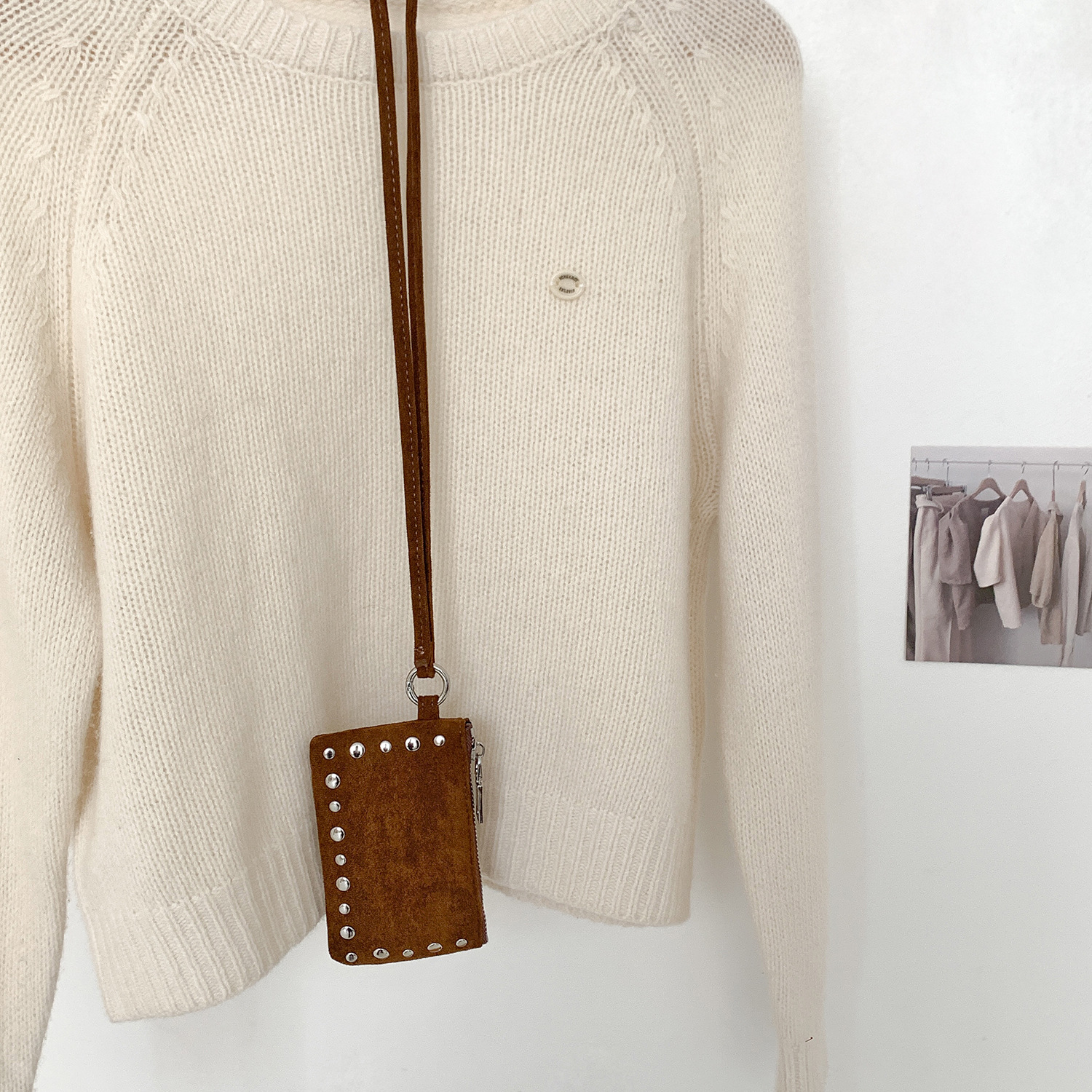 NEW Studded Shoulder Bag Mini  - Women Bags With Wallet avis et prix