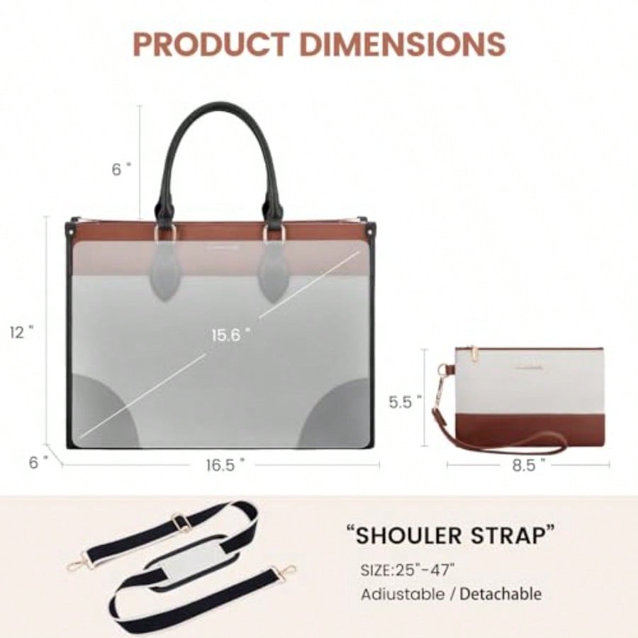 Laptop Bag For Women 15.6 Lnch - Women'S Tote Bags For Work avis et prix