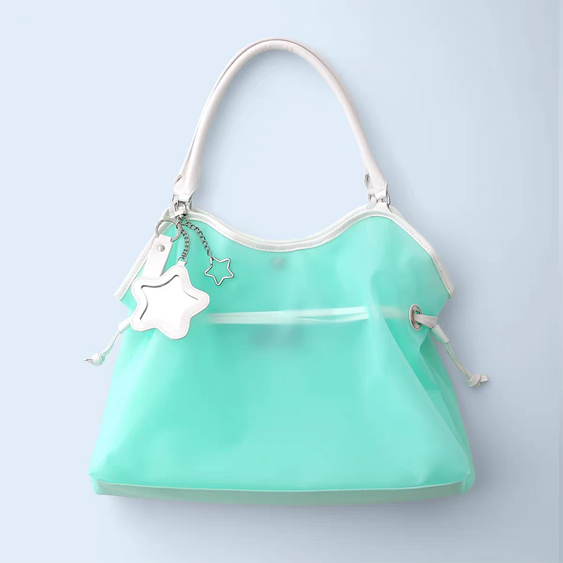 Clear PVC Waterproof Large Cap - Jelly Bag Clear Pvc avis et prix