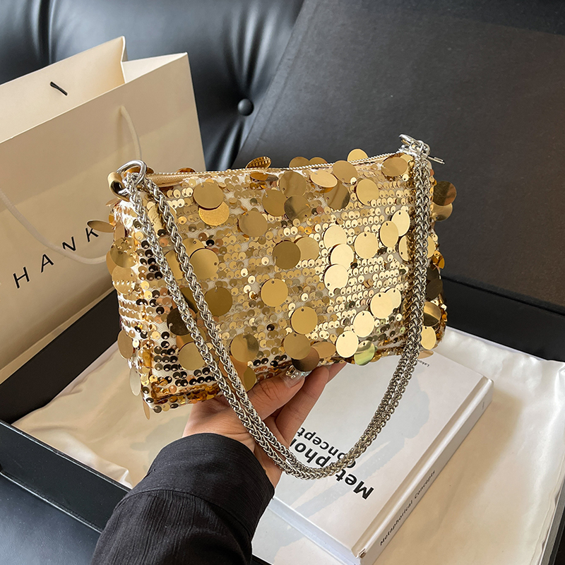 Luxury Gold Sequined Party Pur - Women Bags Dior avis et prix