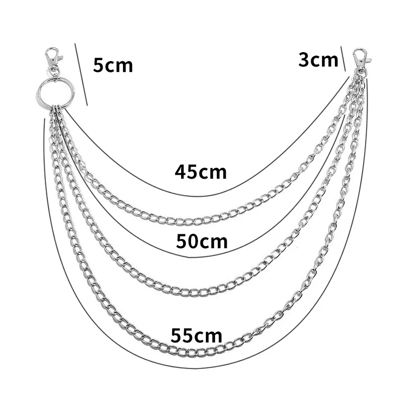 Layer Metal Belt Chain Punk Ho - Women Bags With Wallet avis et prix