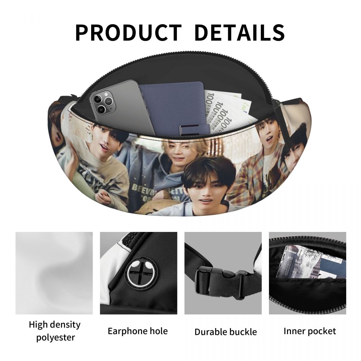 Boy Next Door KPOP Fanny Pack  - Women Bags Next avis et prix