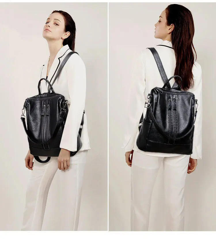 Women Soft Leather Backpack Sc - Women Bags For Office avis et prix