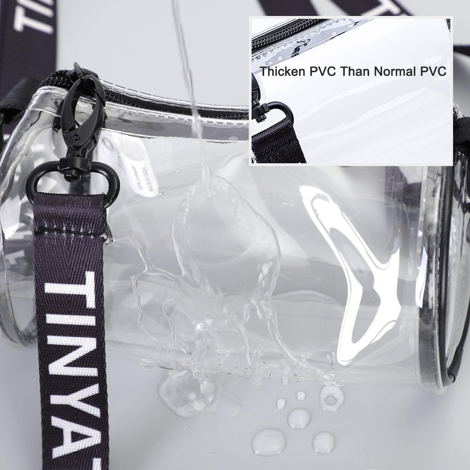 TINYAT Mini Transparent Women  - Jelly Bag Clear Pvc avis et prix