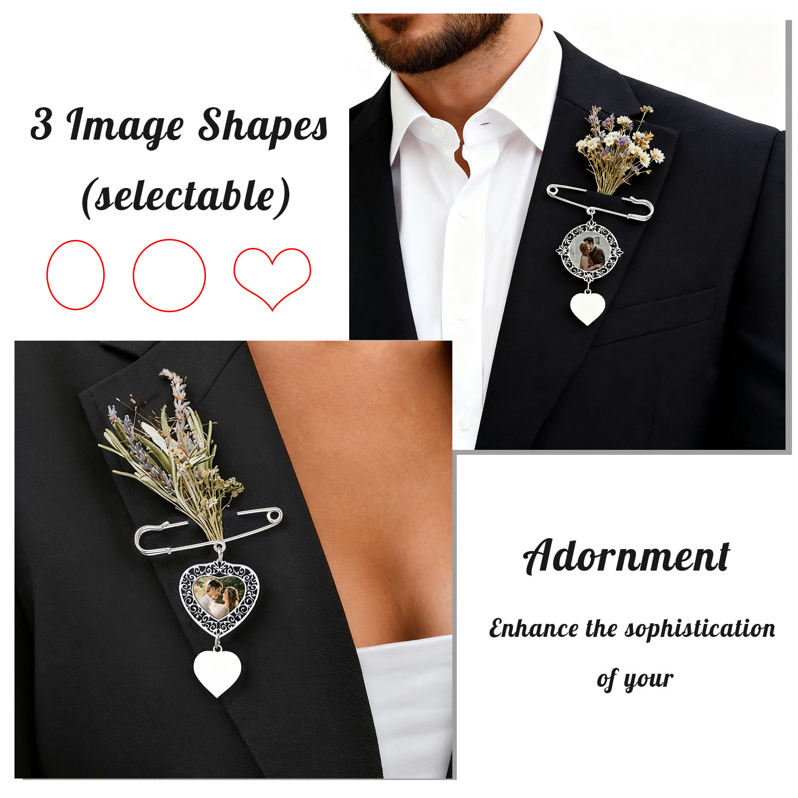 Custom Picture Badge Brooches  - Women Bags For Office avis et prix
