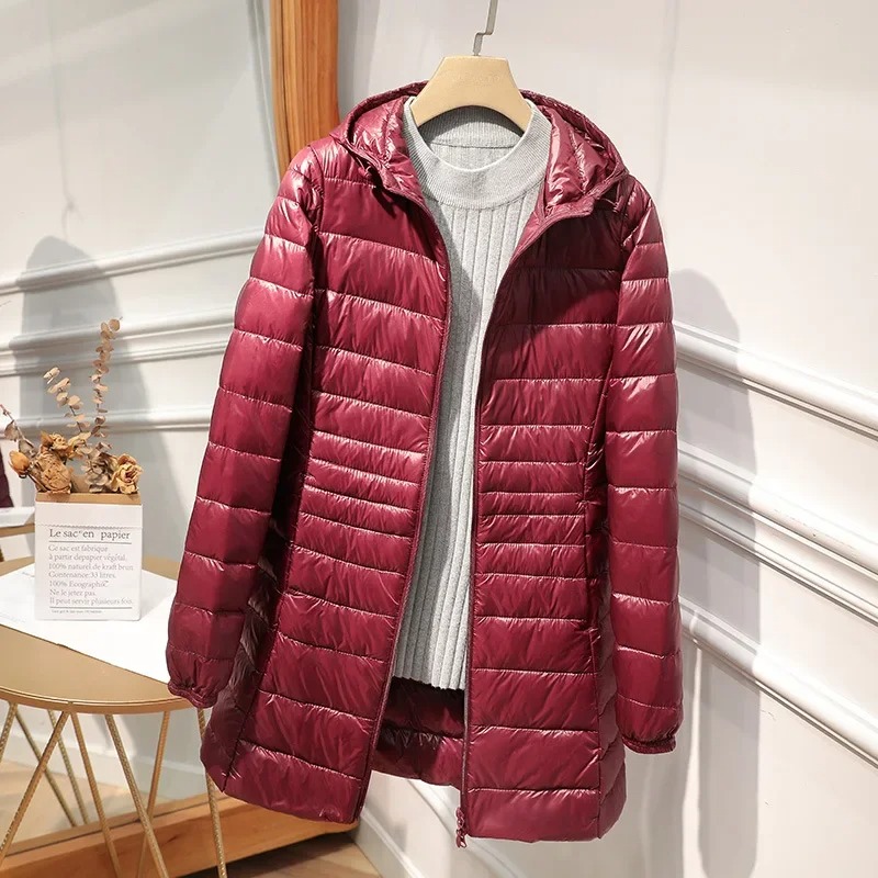 Female Long Down Jacket Light  - Women Bags For Office avis et prix