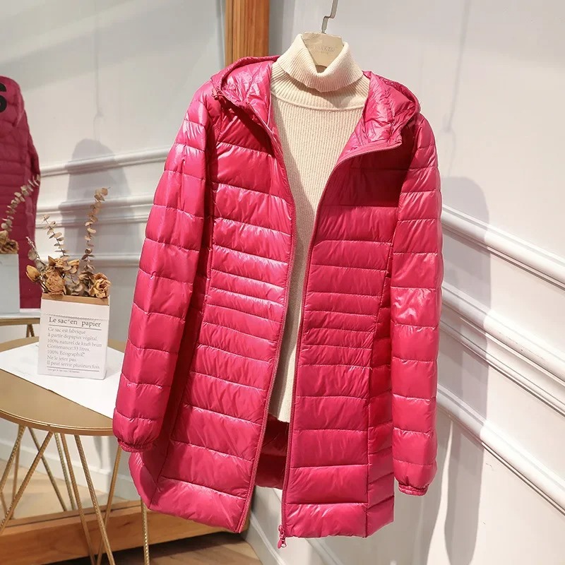 Female Long Down Jacket Light  - Women Bags For Office avis et prix