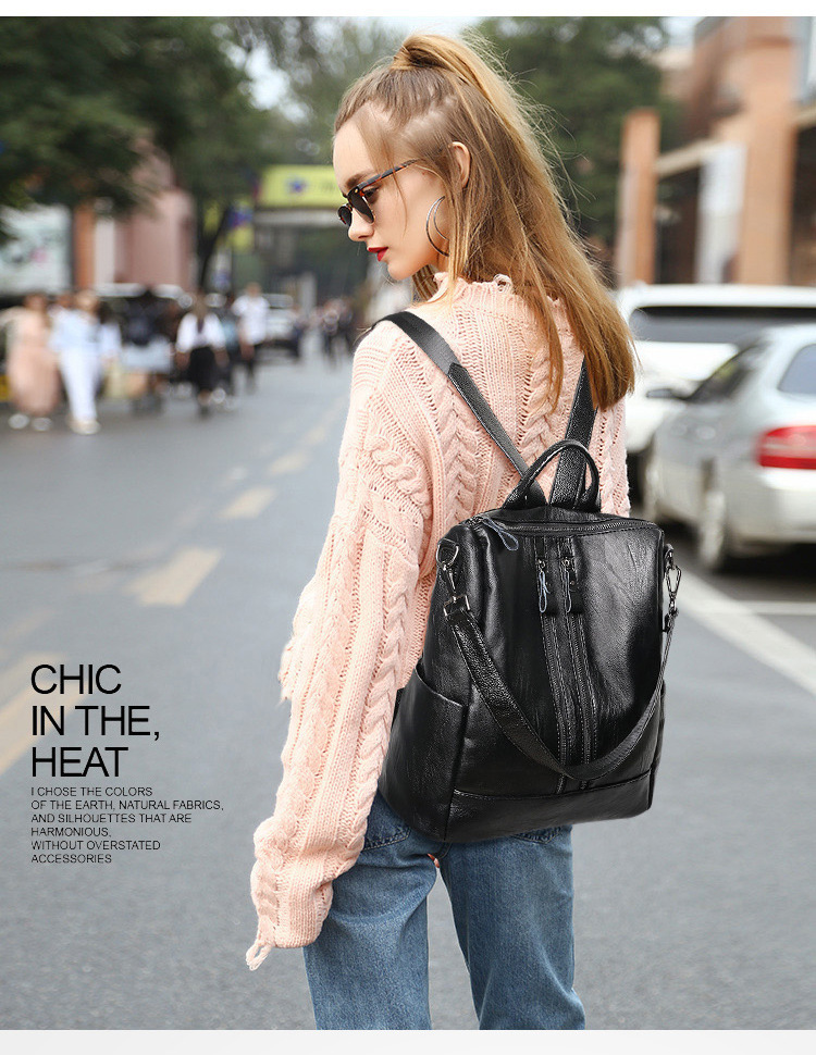 Women Soft Leather Backpack Sc - Women Bags For Office avis et prix