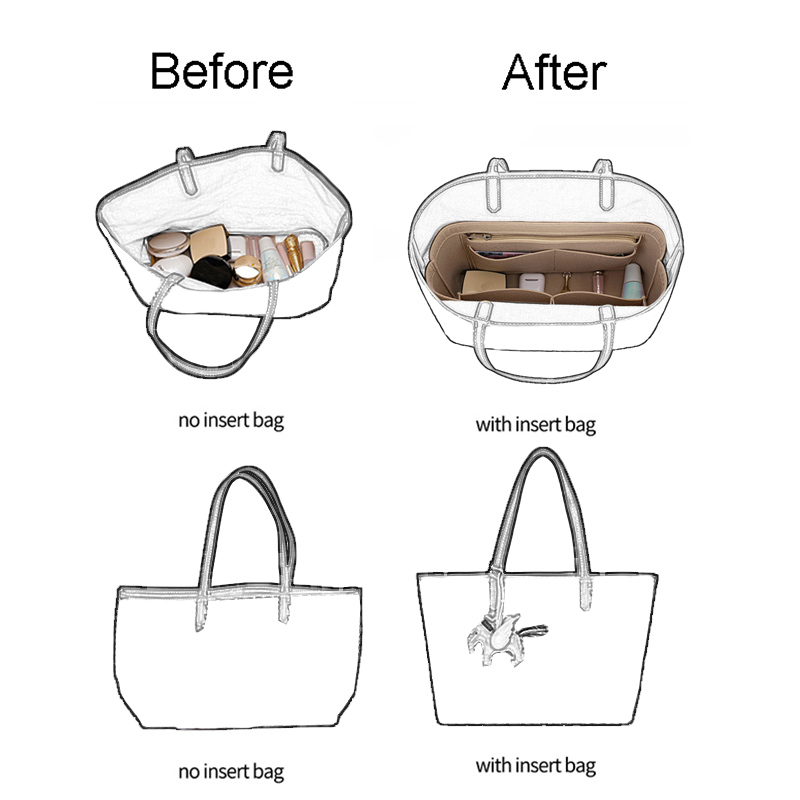 Felt Insert Bag Organizer For  - Women Bags Goyard avis et prix
