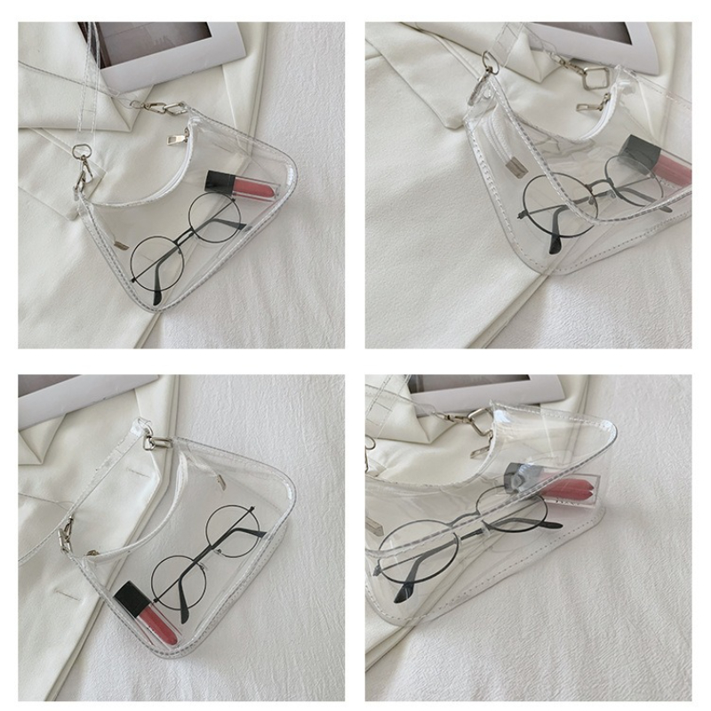 Fashion Lady Jelly Solid Color - Jelly Bag Clear Pvc avis et prix