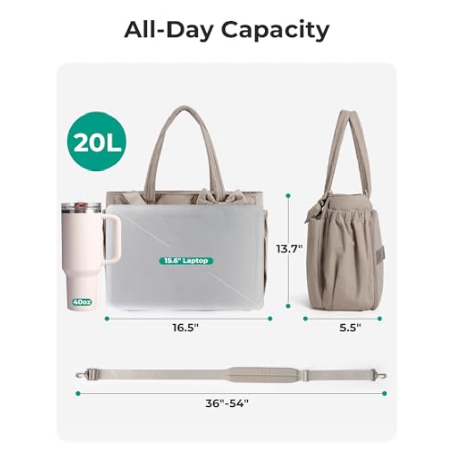 Crush Bow Tote Bag for Women,  - Women'S Tote Bags For Work avis et prix