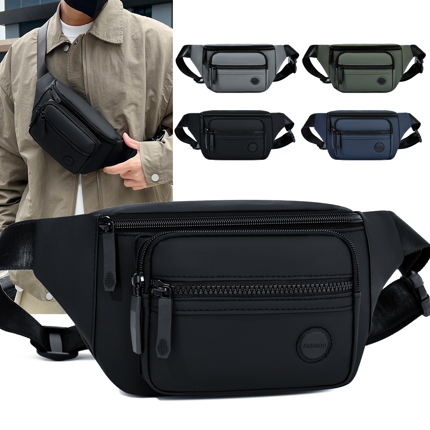 Unisex Waterproof Waist Bag Pa - Women Bags For Office avis et prix