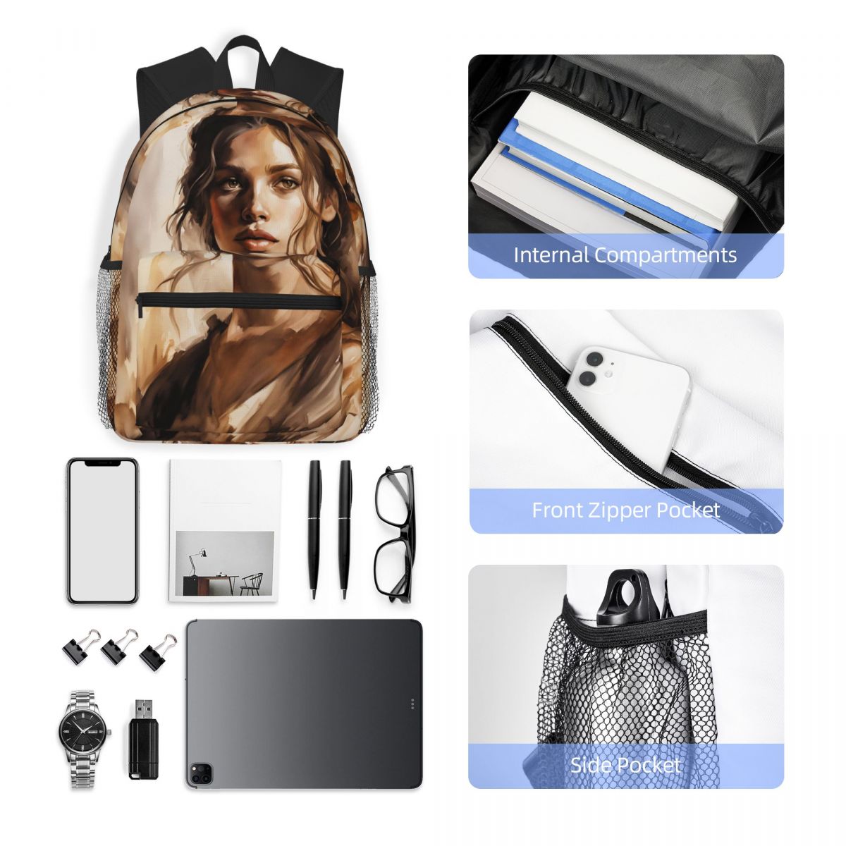 Girl Next Door Watercolor Pain - Women Bags Next avis et prix