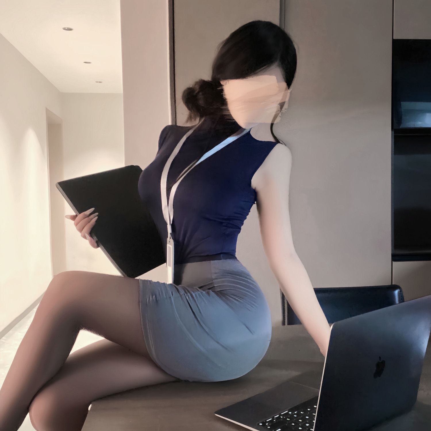Sweet Skirts Set OL Sexy Pure  - Women Bags For Office avis et prix