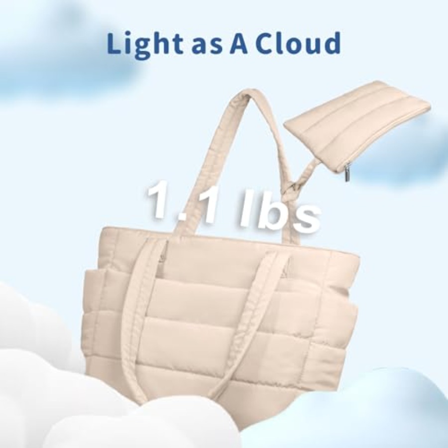 TOPDesign Puffer Tote Bag for  - Women'S Tote Bags For Work avis et prix